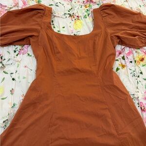Blush Terracotta Mini Dress